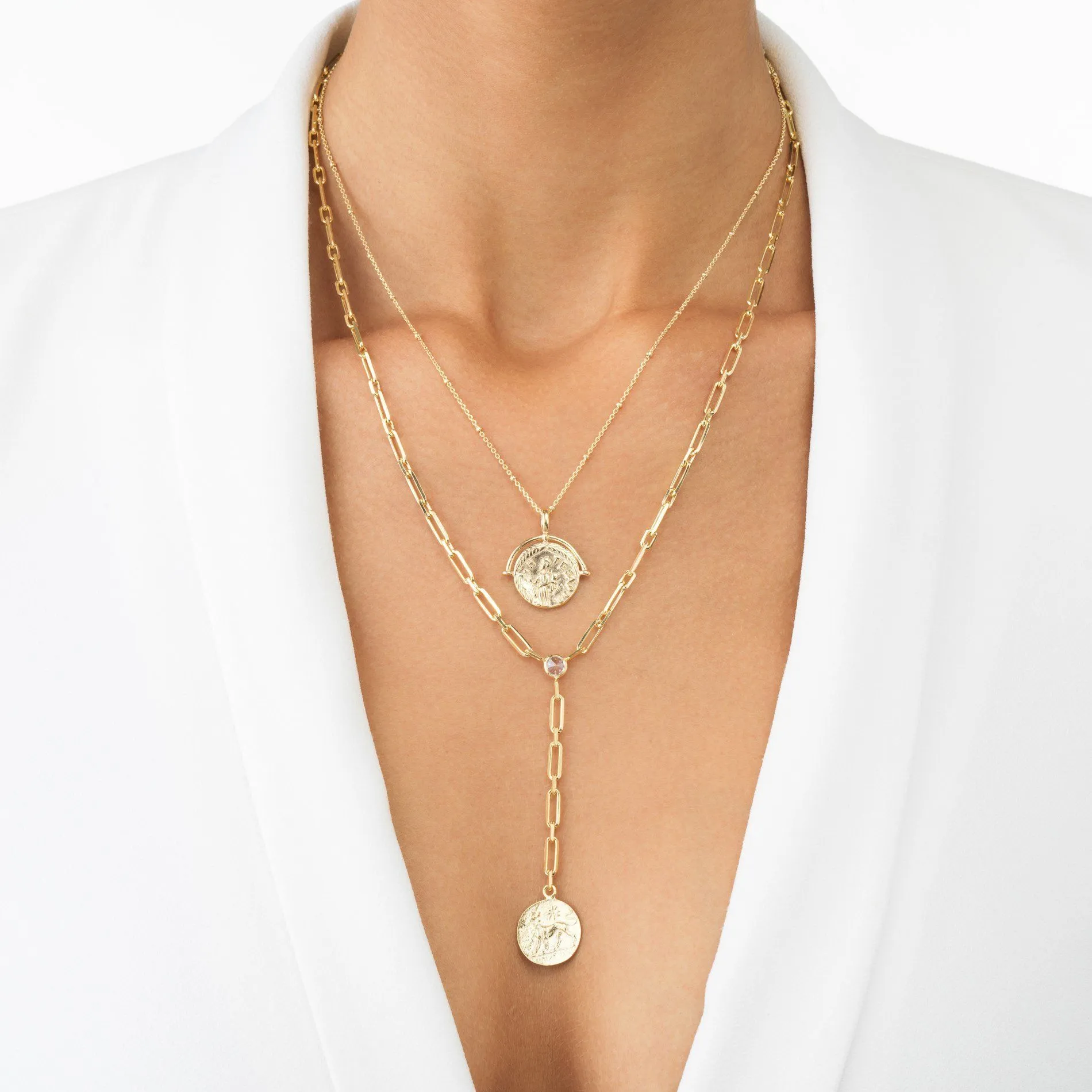 Vintage Coin Lariat