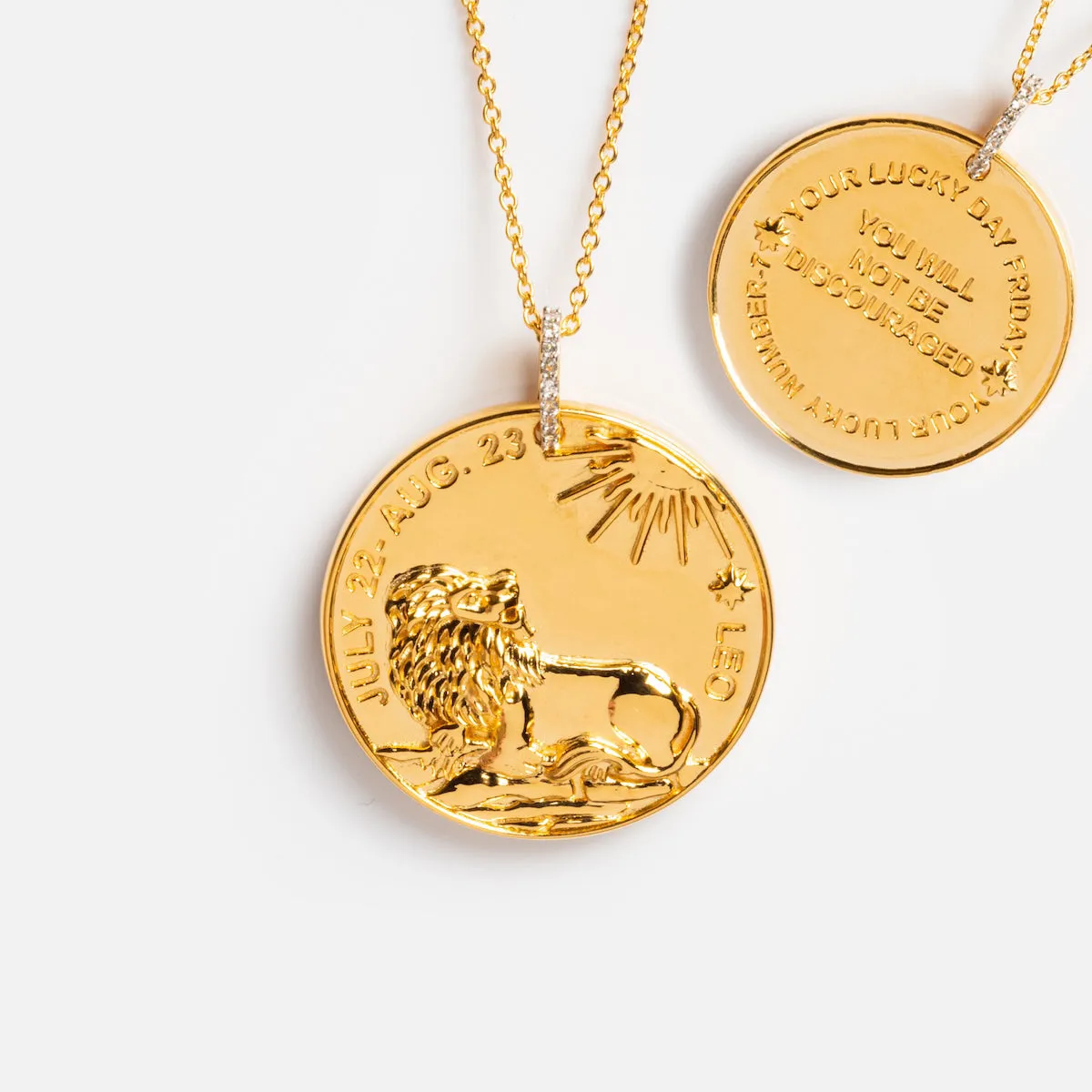 Vintage Inspired Zodiac Coin Necklace
