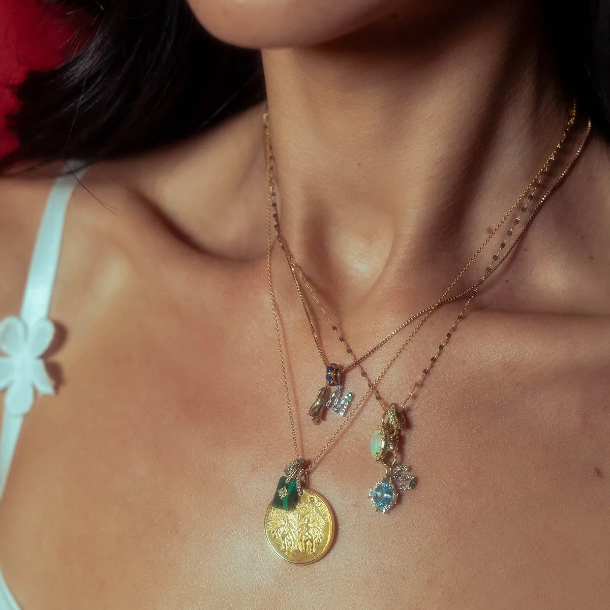 Vintage Inspired Zodiac Coin Necklace