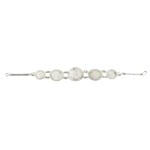 Vintage Silver Coin Bracelet