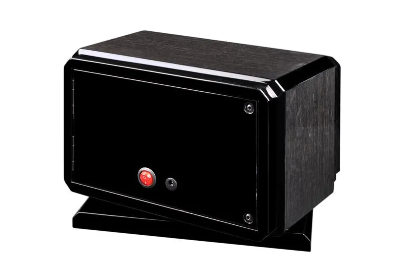 Volta Automatic Double 2 Watch Winder with Rotating Base (Black Oak)