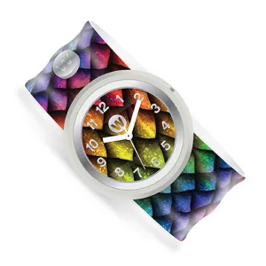 Watchitude Rainbow Scales Slap Watch