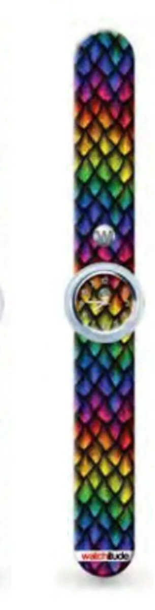 Watchitude Rainbow Scales Slap Watch