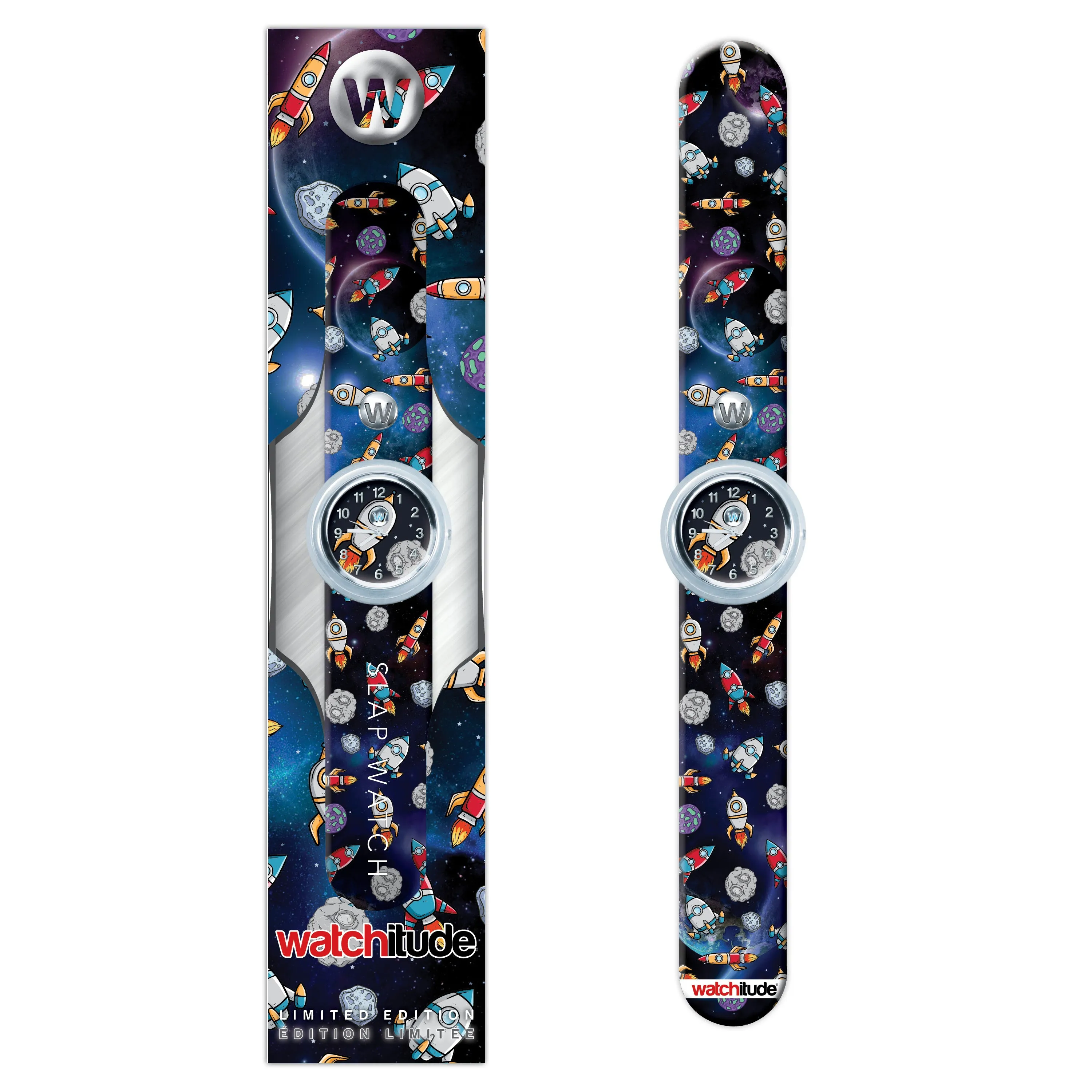 Watchitude Space Rockets Slap Watch