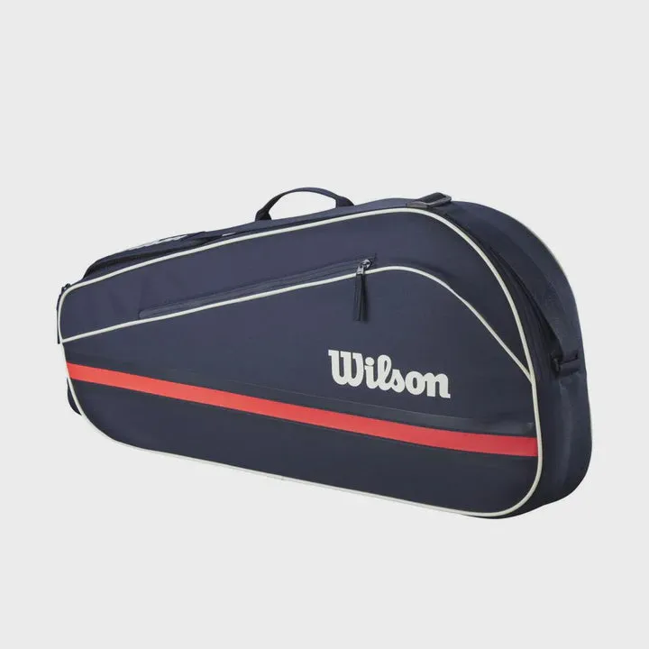 Wilson 3PK Team Racket Bag 2025 Navy