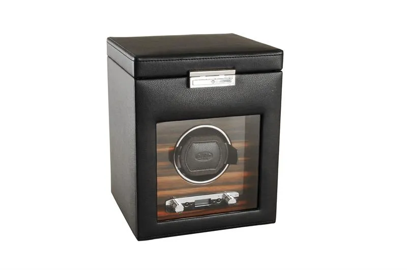 WOLF Roadster Single Watch Winder with Cover & Storage