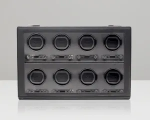 WOLF Viceroy 8 Piece Watch Winder with Cover