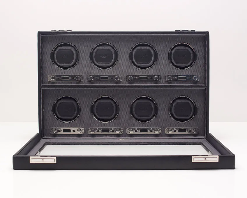 WOLF Viceroy 8 Piece Watch Winder with Cover