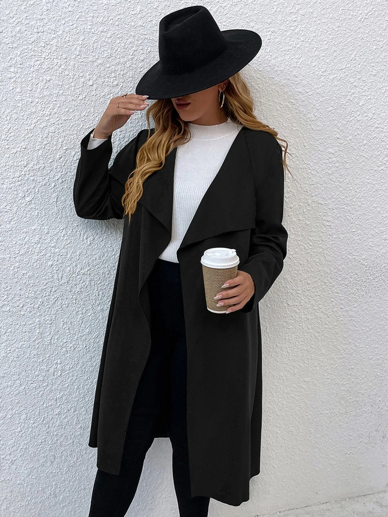 Women Autumn Jacket Large Plus Size 4XL Trench Coats Winter Solid Clothing Turn-down Collar Elegant Office Ladies Windbreak