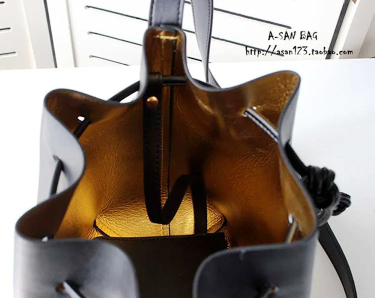 Women Leather Bucket Side Bag Patterns Leather Pattern Women Bucket Crossbody Bag Leather Craft Pattern