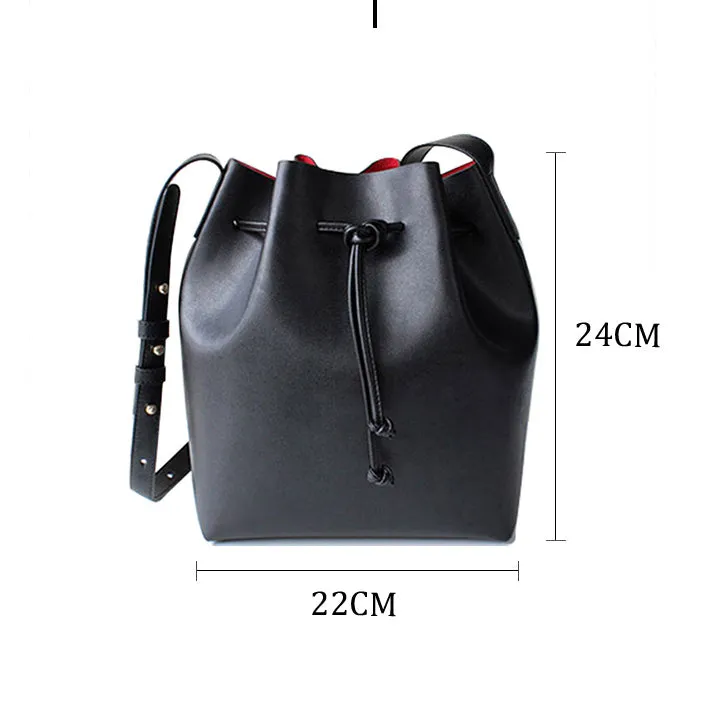 Women Leather Bucket Side Bag Patterns Leather Pattern Women Bucket Crossbody Bag Leather Craft Pattern