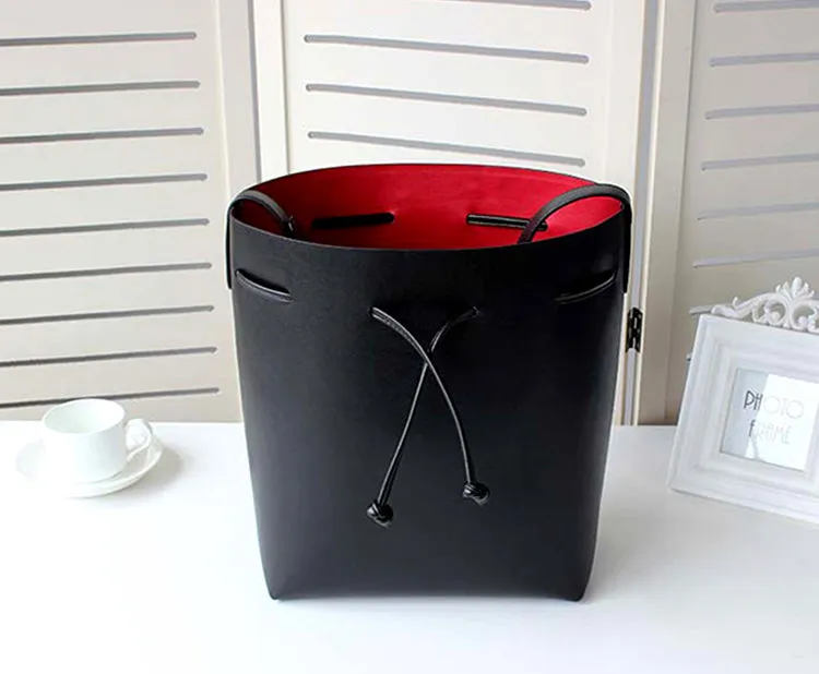 Women Leather Bucket Side Bag Patterns Leather Pattern Women Bucket Crossbody Bag Leather Craft Pattern