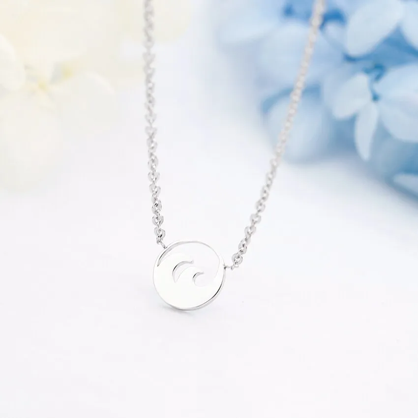 Women Ocean Wave Pendant