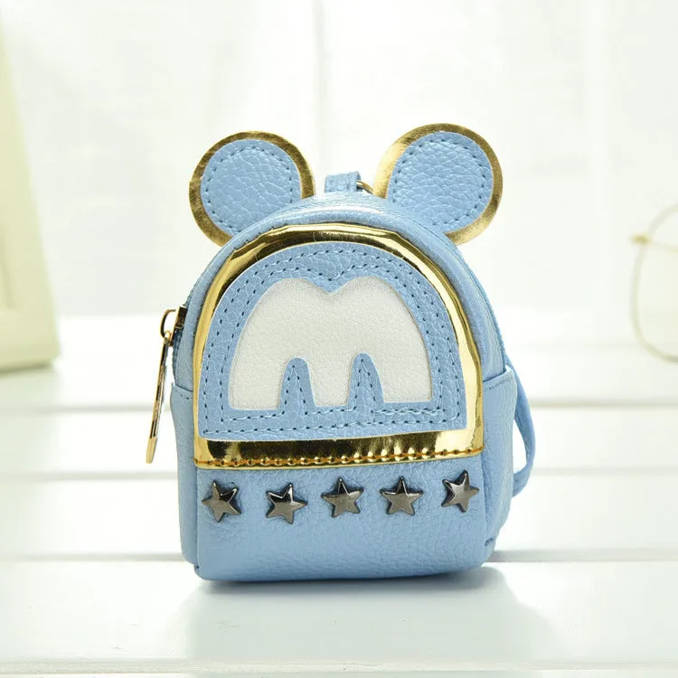 Women's Cute Rivet Mini Car Pendant Coin Purses