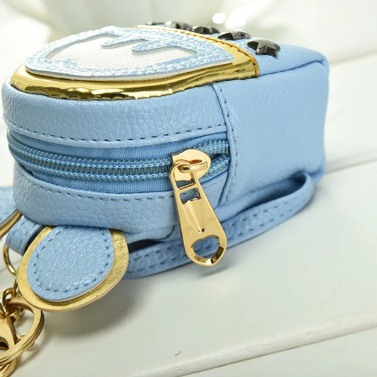 Women's Cute Rivet Mini Car Pendant Coin Purses