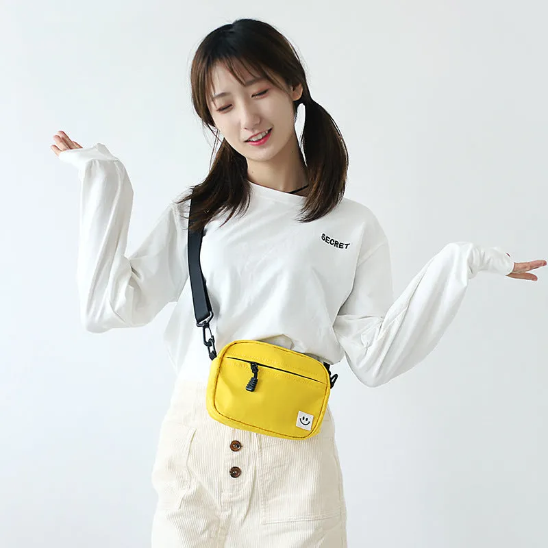 Women's Korean Style Delivery Driving Direction Slaughter Sprinkle Glaze Crossbody Bags