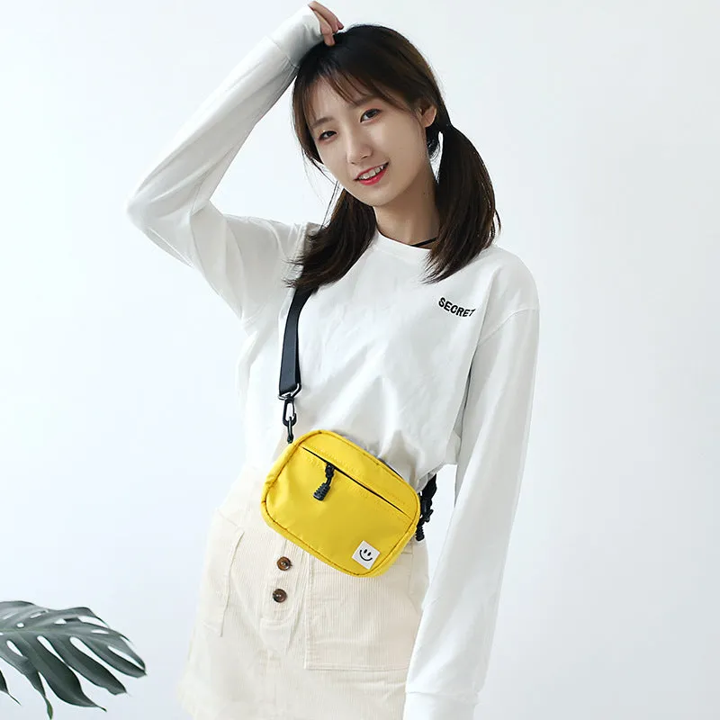 Women's Korean Style Delivery Driving Direction Slaughter Sprinkle Glaze Crossbody Bags