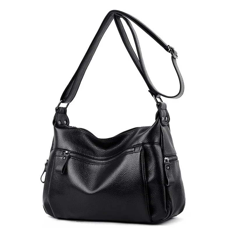 Women's Korean Style Leather Soft Trendy Fashion Bags