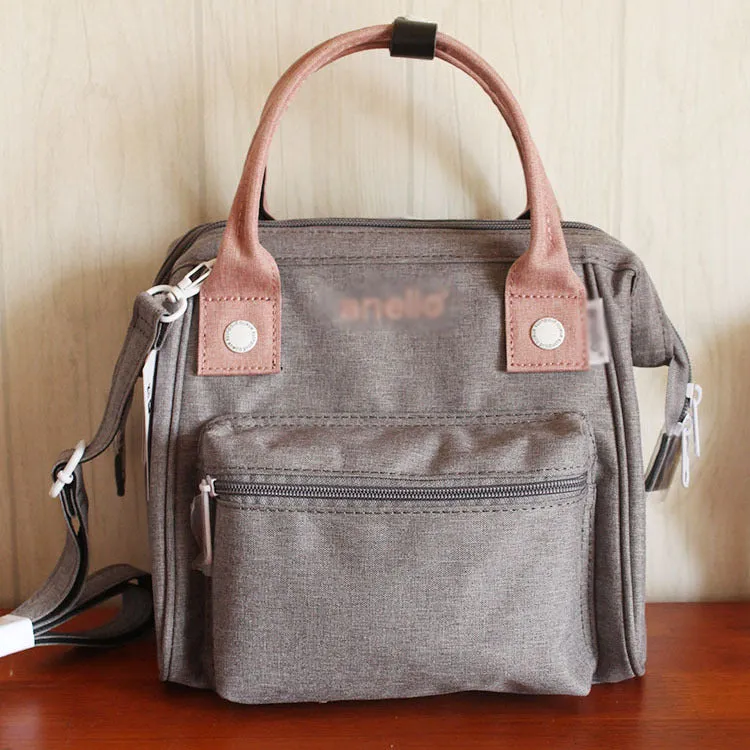 Women's Sackcloth Mummy Canvas Contrast Color Runaway Bags