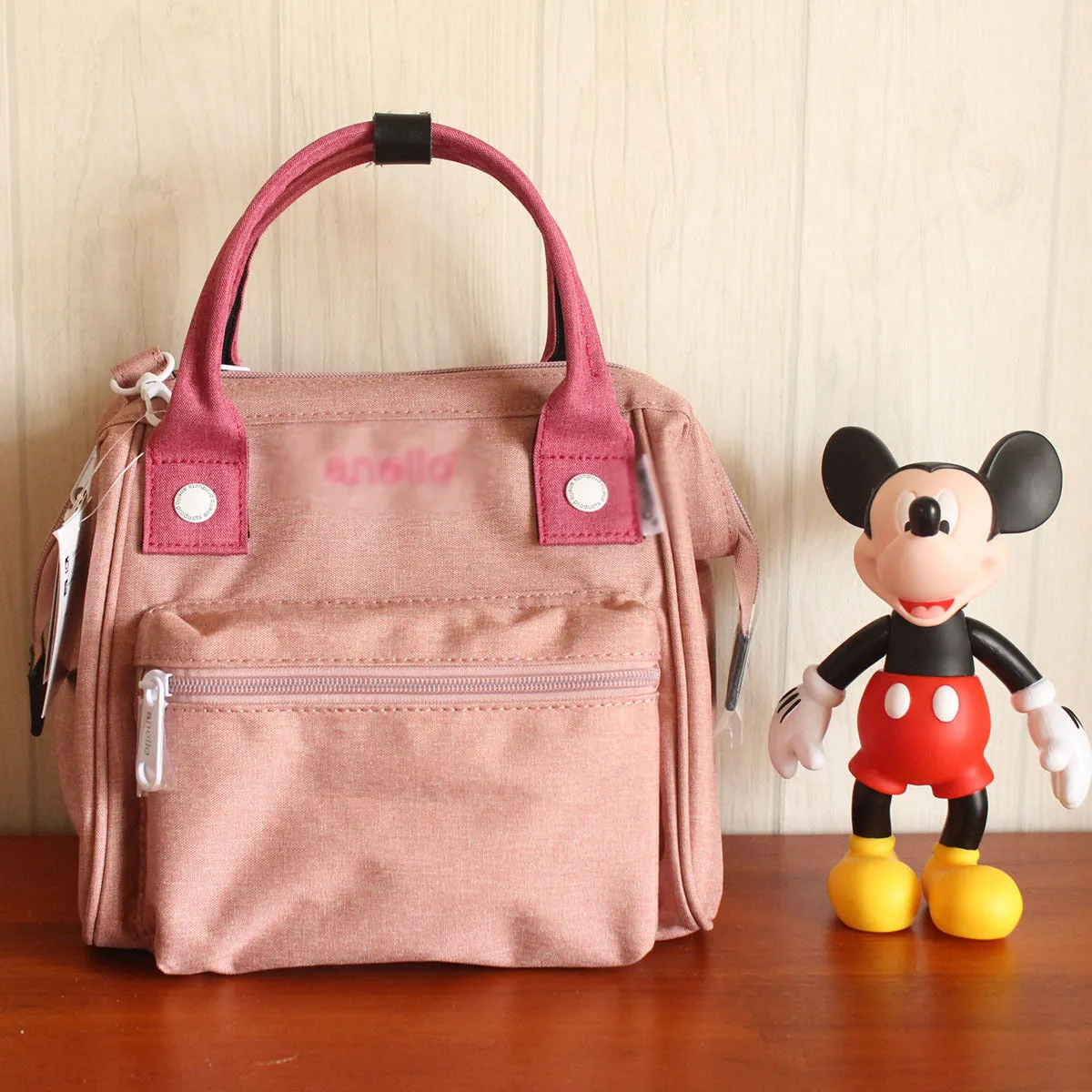 Women's Sackcloth Mummy Canvas Contrast Color Runaway Bags