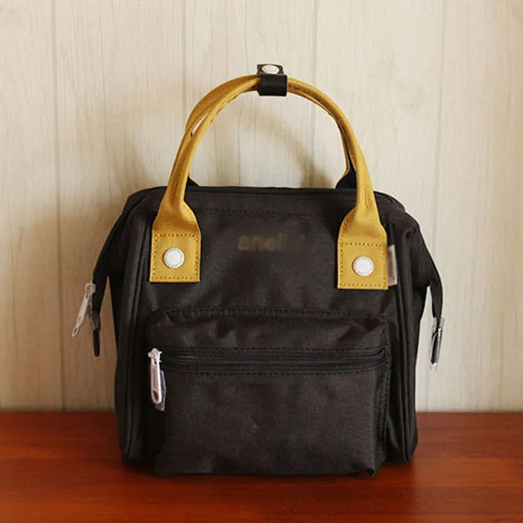 Women's Sackcloth Mummy Canvas Contrast Color Runaway Bags
