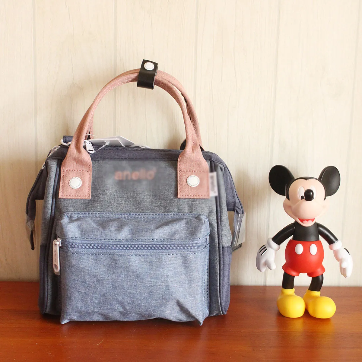 Women's Sackcloth Mummy Canvas Contrast Color Runaway Bags