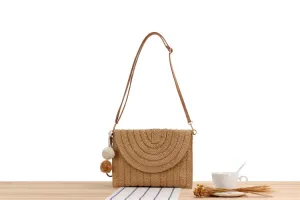 Women's Simple Fashion Handmade Paper Braid Straw Woven Bags