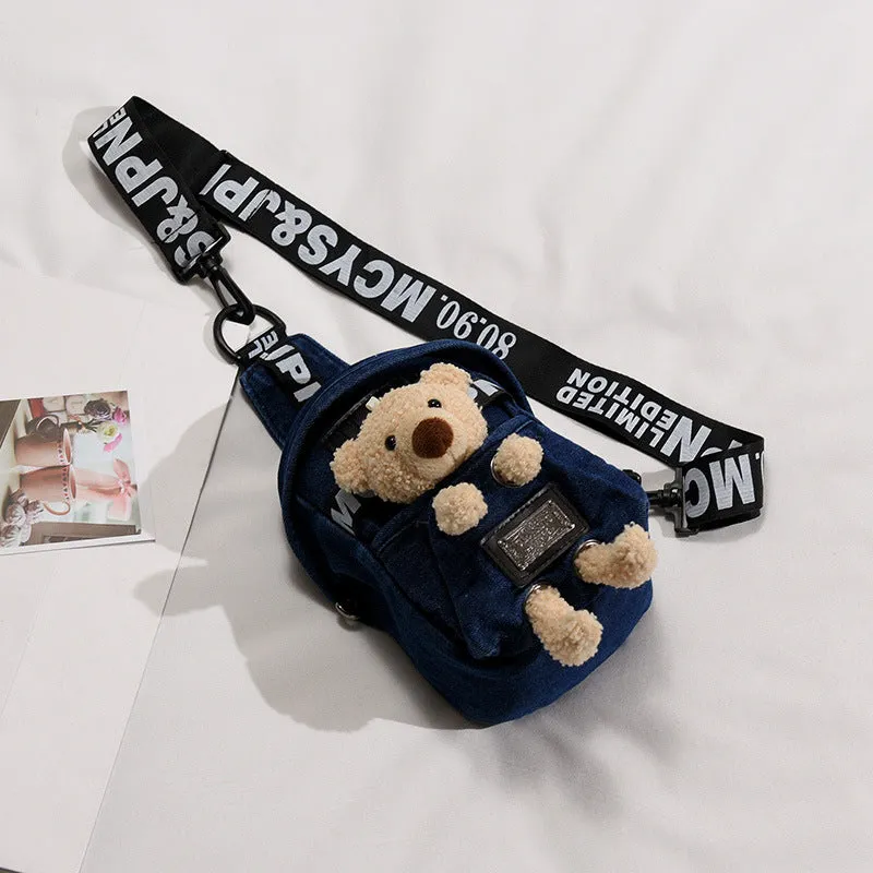 Women's Style Cartoon Lamb Bear Cow Crossbody Bags