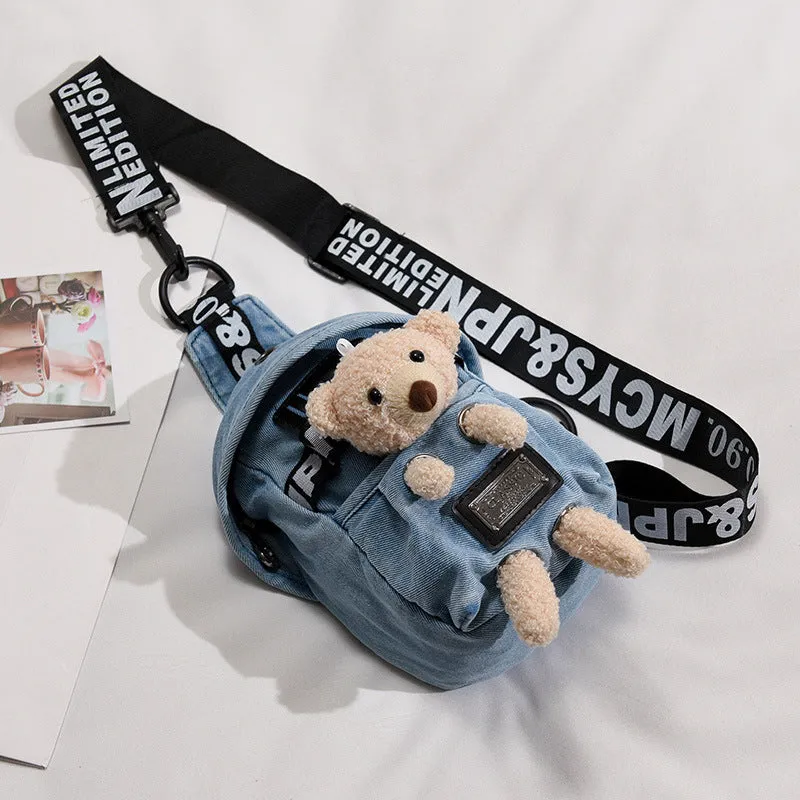 Women's Style Cartoon Lamb Bear Cow Crossbody Bags