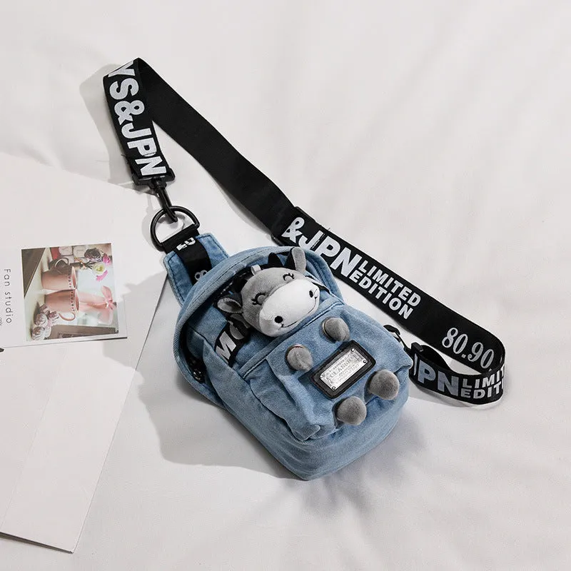 Women's Style Cartoon Lamb Bear Cow Crossbody Bags