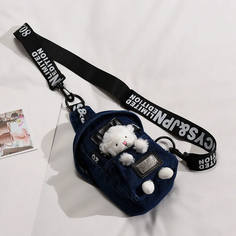 Women's Style Cartoon Lamb Bear Cow Crossbody Bags