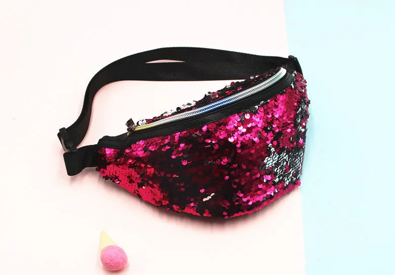 Women's Stylish Mermaid Sequined Fashion Sequin Crossbody Bags
