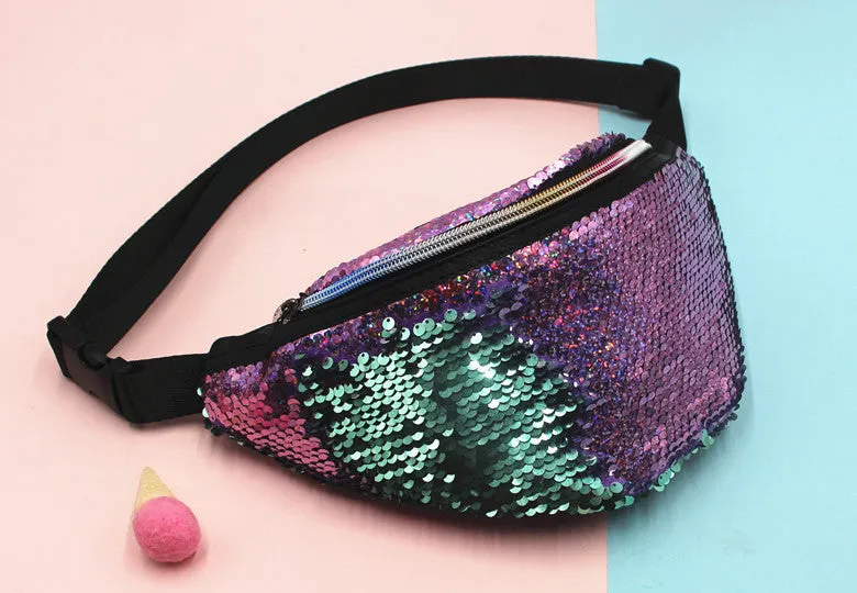 Women's Stylish Mermaid Sequined Fashion Sequin Crossbody Bags