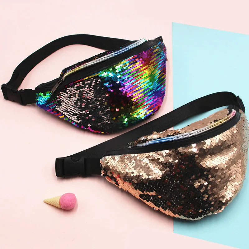 Women's Stylish Mermaid Sequined Fashion Sequin Crossbody Bags