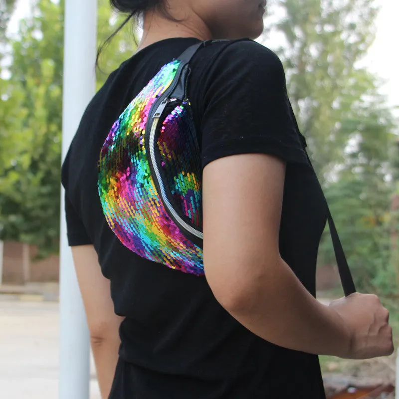 Women's Stylish Mermaid Sequined Fashion Sequin Crossbody Bags