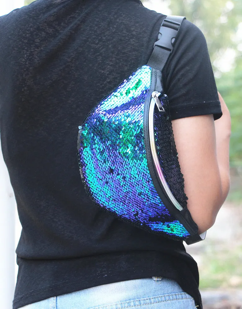 Women's Stylish Mermaid Sequined Fashion Sequin Crossbody Bags