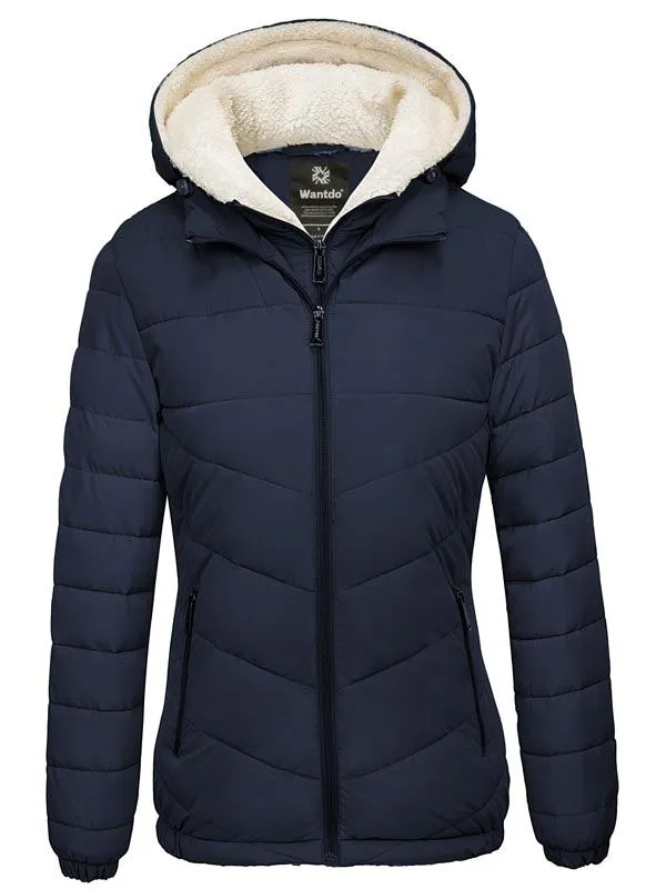 Women's Winter Coats Hooded Windproof Puffer Jacket