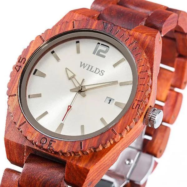 Women's Wood Watch Natural Maple & Rosewood