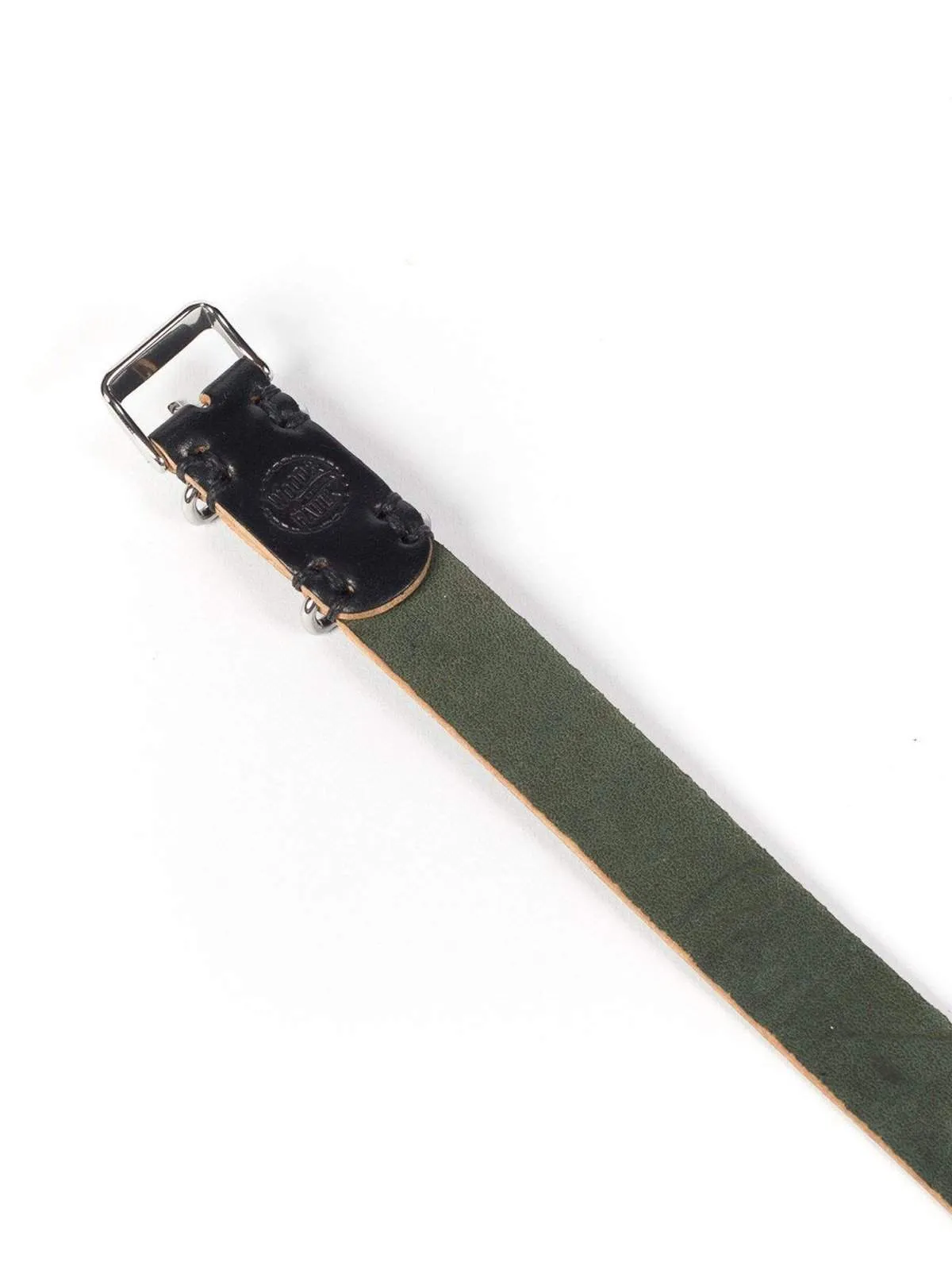 Wood&Faulk Cordovan Passthrough Watch Strap 20mm Black