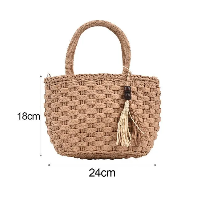 Woven Leather Bag