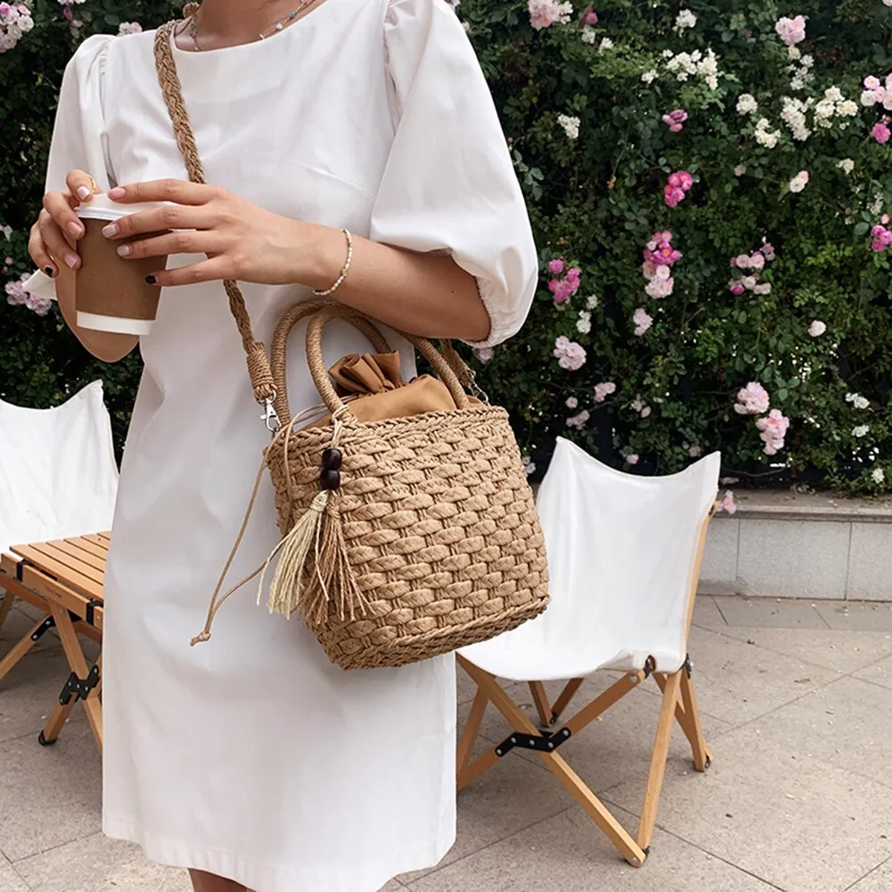 Woven Leather Bag