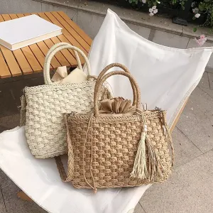 Woven Leather Bag