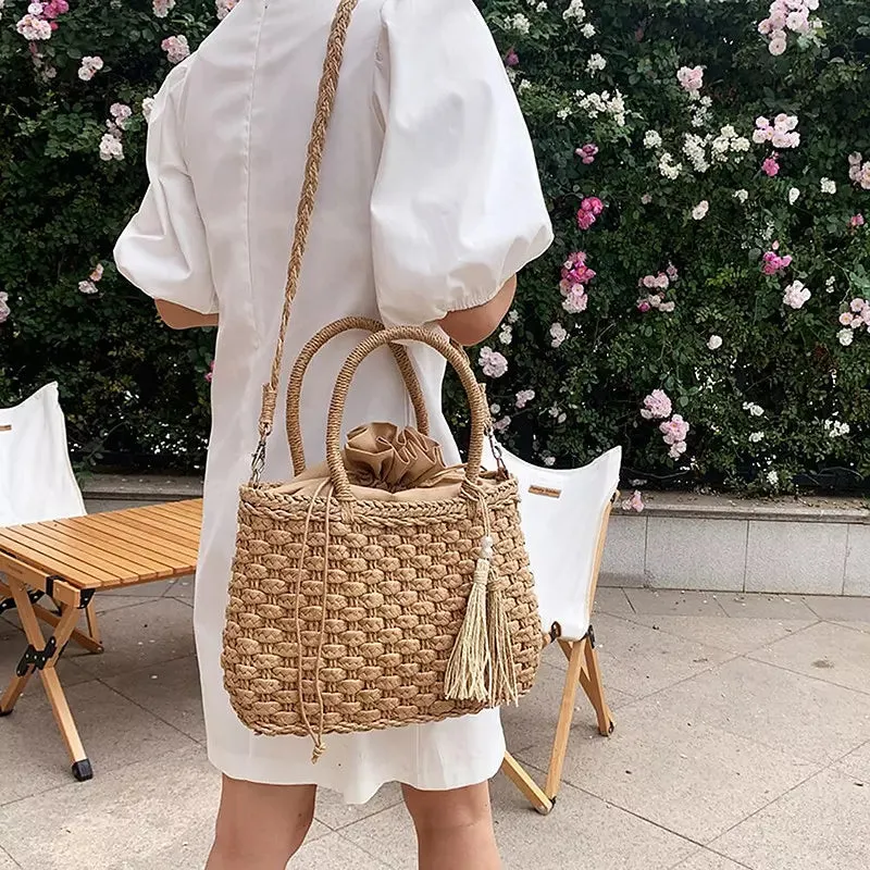 Woven Leather Bag