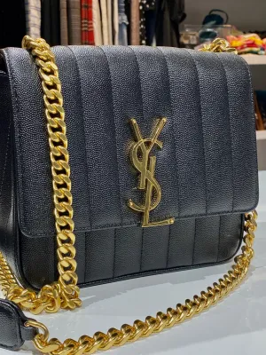 Yves Saint Laurent Medium Vicky Quilted Bag