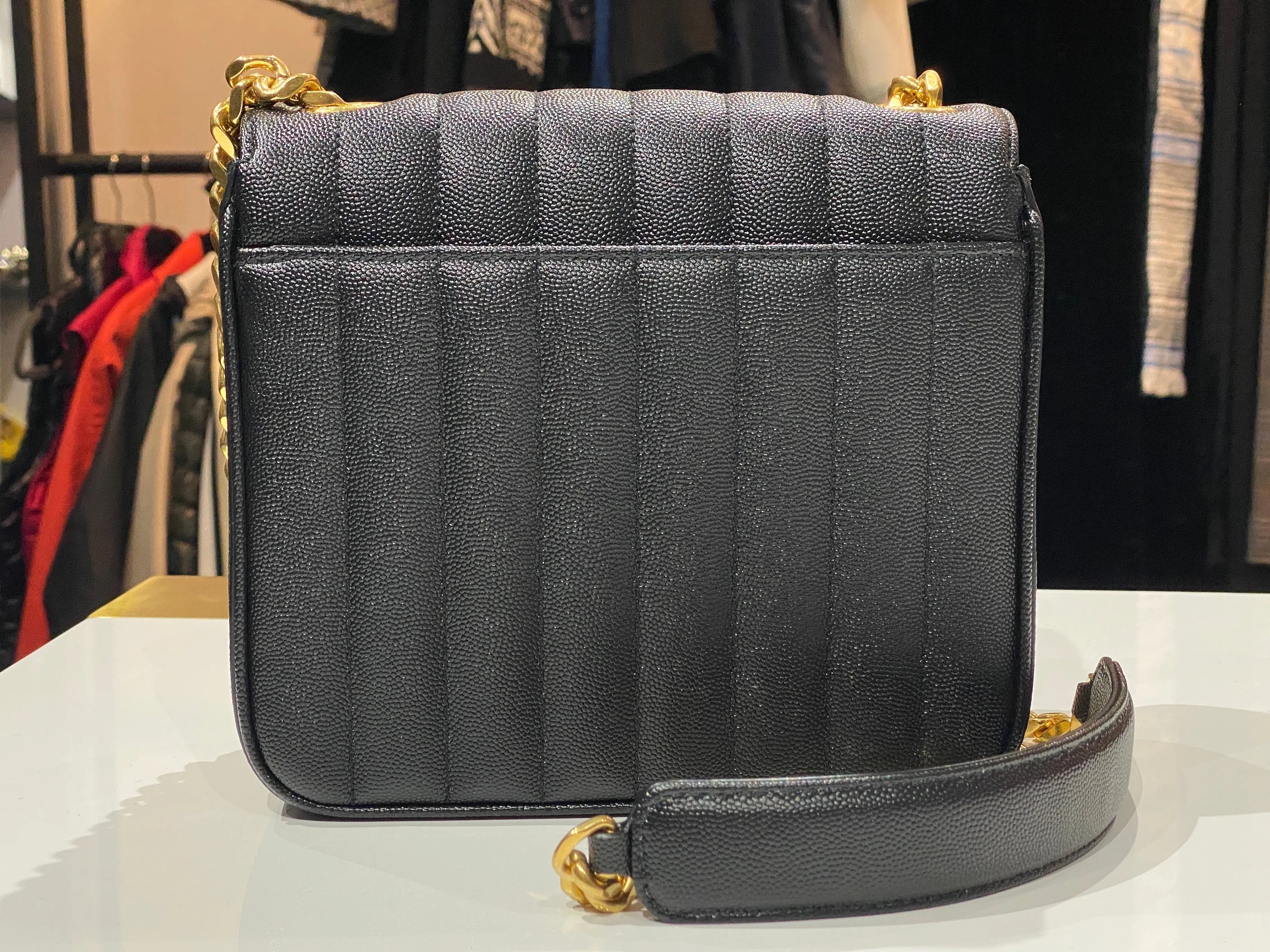 Yves Saint Laurent Medium Vicky Quilted Bag