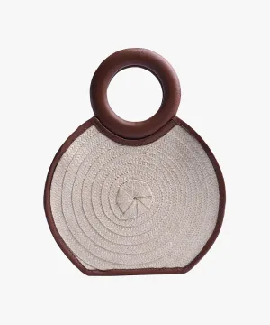 Zenú in Raffia and Leather