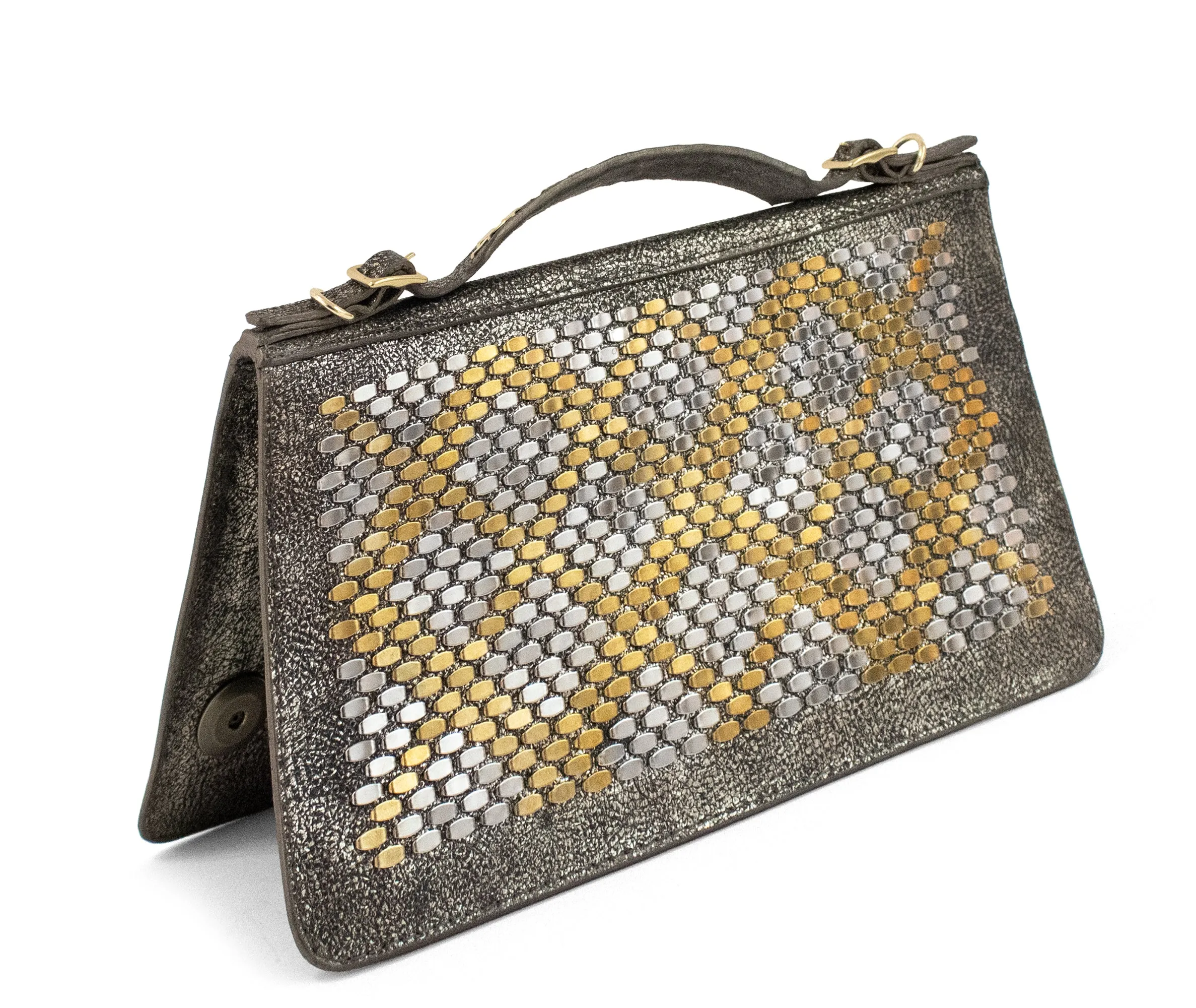 Zena Snake Clutch- Messenger