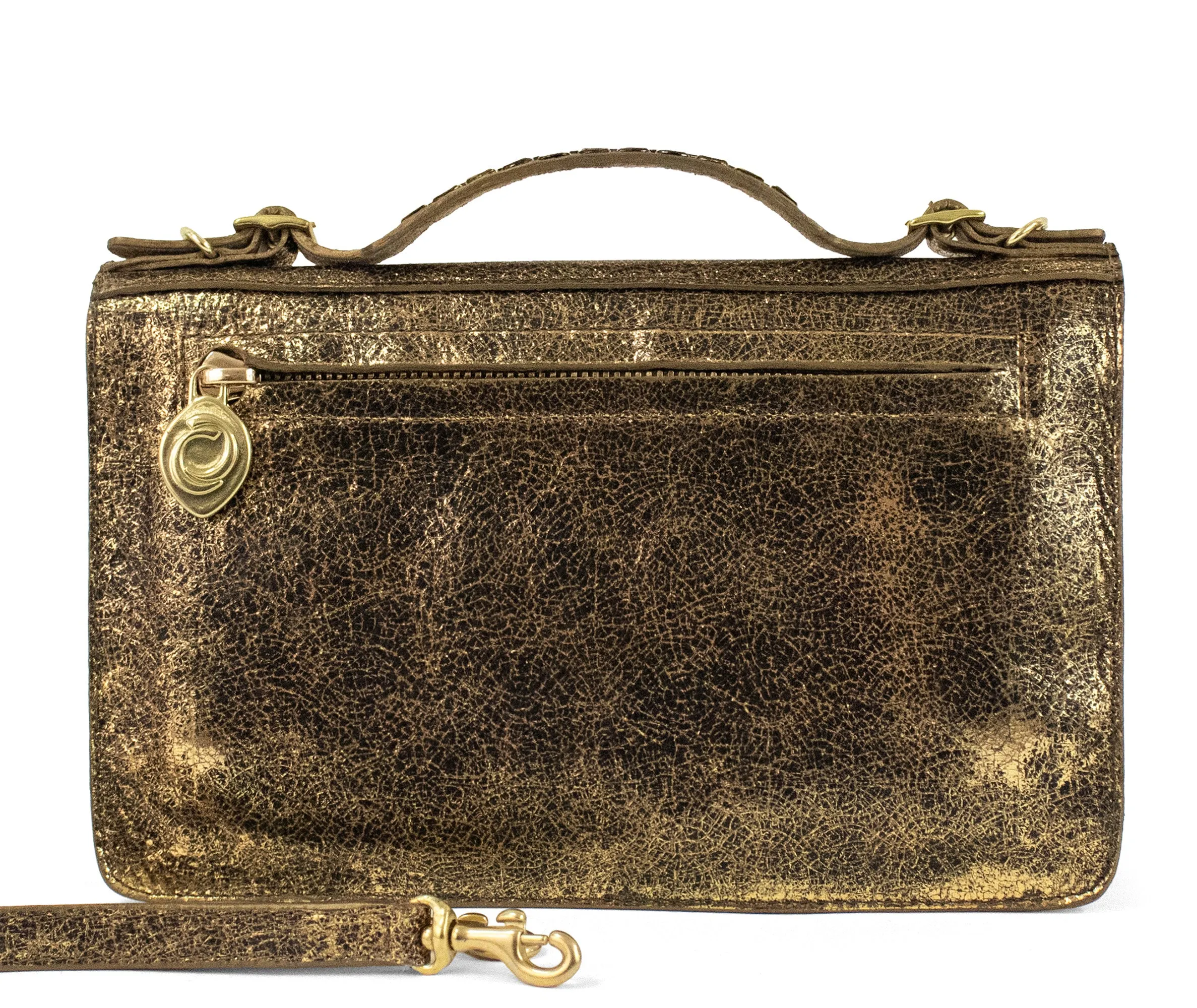 Zena Snake Clutch- Messenger