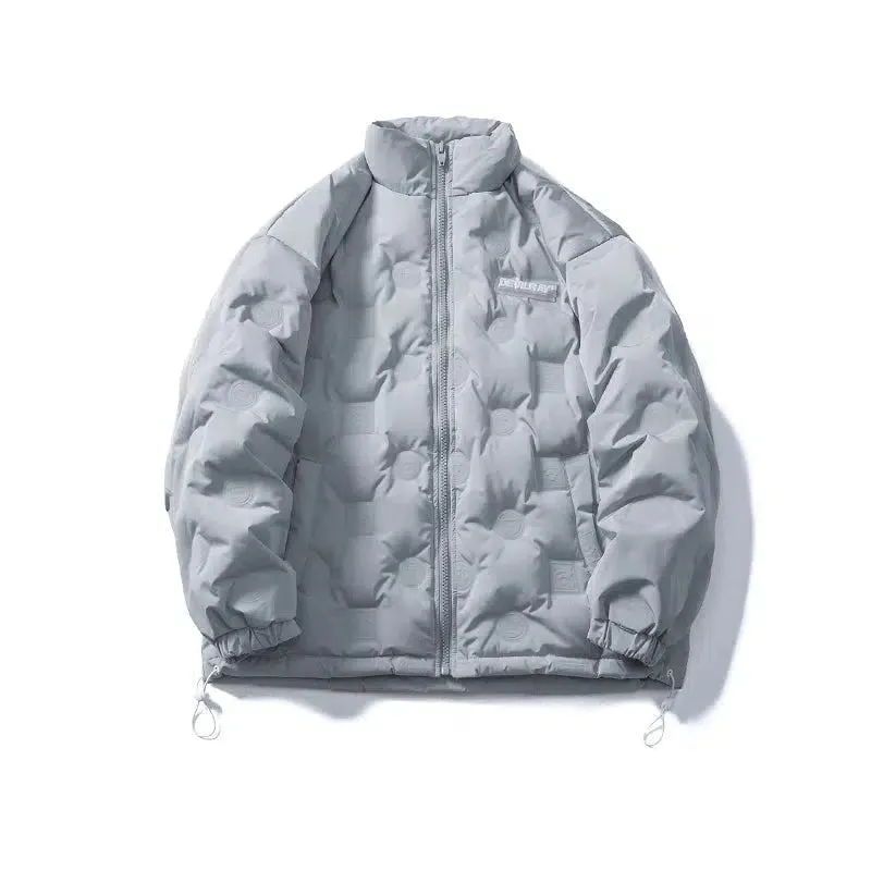 Zip Up Puffer Velvet